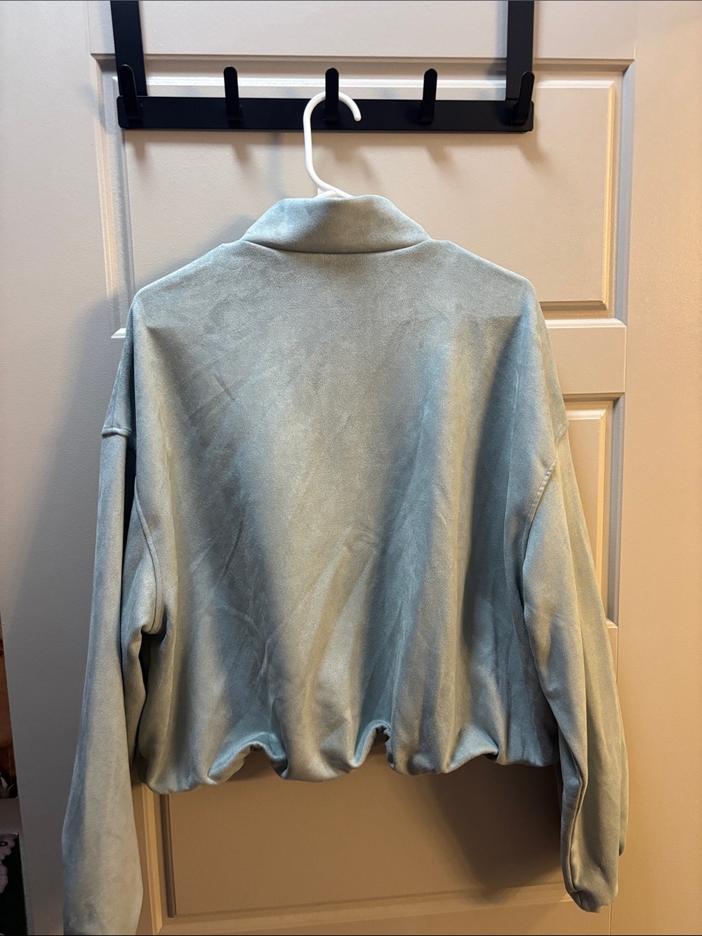 NWT H&M Suede Bomber Jacket - Women - Picture 12 of 12